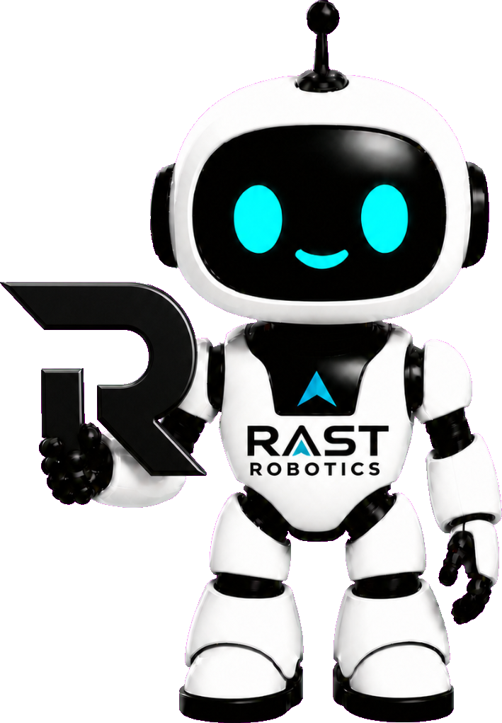 RASTI – das RAST Robotics Maskottchen